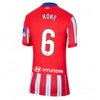 Fotbalové Dres Atletico Madrid Koke #6 Dámské Domácí 2024-25 Krátký Rukáv